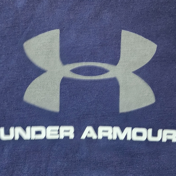 Under Armour Large Navy Blue HeatGear Workout Tee Shirt - Picture 4 of 7